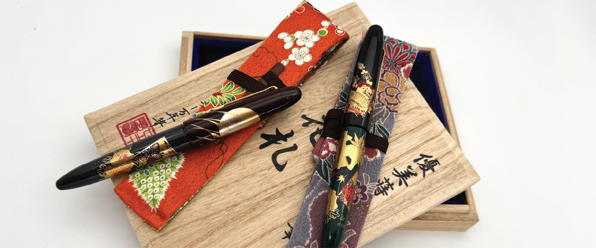 Sailor LE KOP Maki-e Hanafuda Fountain Pens