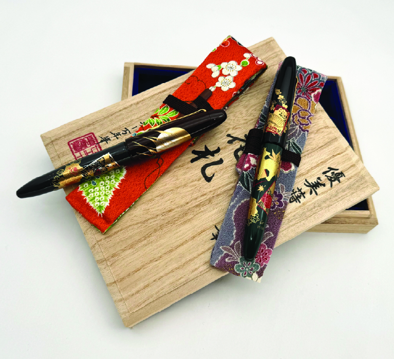 Sailor LE KOP Maki-e Hanafuda Fountain Pens