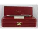 Cartier OP000087 Santos SM Godrons Decor Palladium & Gold Finish Ball Pen