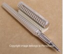 Caran d'ache Hex Rhodium Cubes Roller Ball Pen