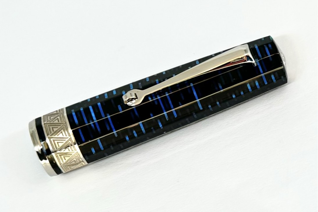 Armando Simoni Club Limited Edition Gladiatore Medio Blue Skyscraper Fountain Pen