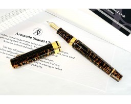 Armando Simoni Club Limited Edition Gladiatore Medio Bronze Skyscraper Fountain Pen