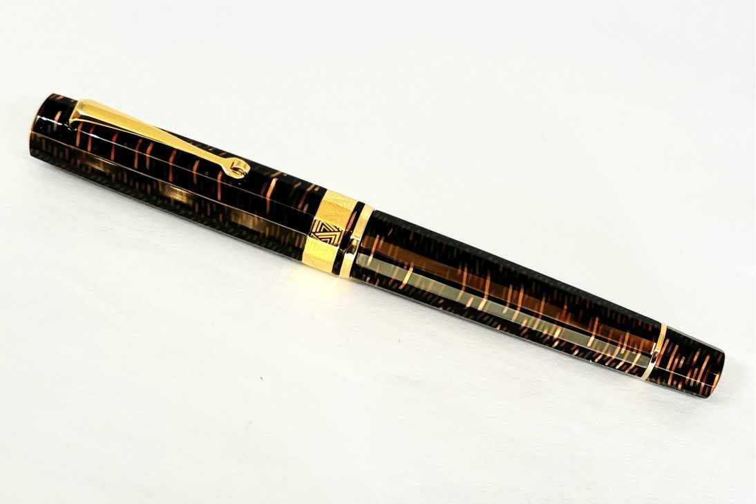 Armando Simoni Club Limited Edition Gladiatore Medio Bronze Skyscraper Fountain Pen