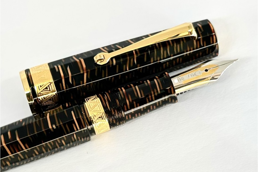 Armando Simoni Club Limited Edition Gladiatore Medio Bronze Skyscraper Fountain Pen