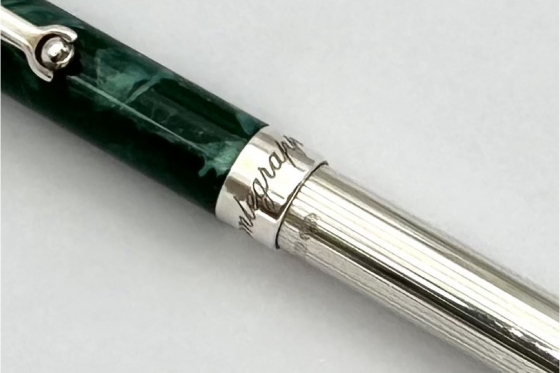 Montegrappa Organinzer Z300-XEG-OR Green Silver Ball Pen