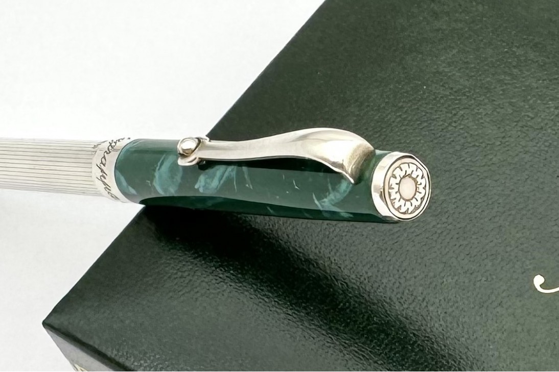 Montegrappa Organinzer Z300-XEG-OR Green Silver Ball Pen