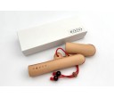Nakaya Leather Pen Case with Coral Red String