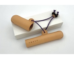Nakaya Leather Pen Case with Violet String
