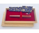 Nakaya Dorsal Fin Version 1 Ishime Kanshitsu Aka Tamenuri Fountain Pen