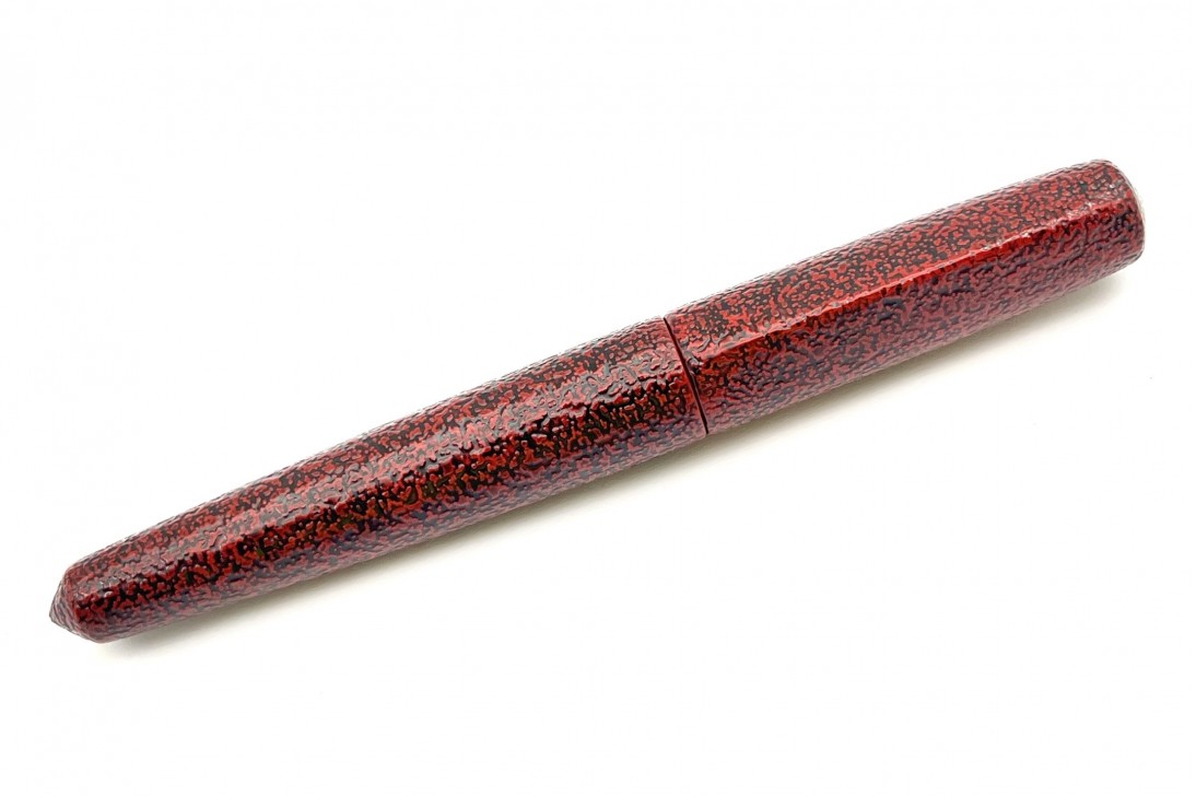 Nakaya Dorsal Fin Version 1 Ishime Kanshitsu Aka Tamenuri Fountain Pen