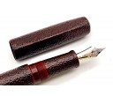 Nakaya Dorsal Fin Version 1 Ishime Kanshitsu Kuro Tamenuri Fountain Pen