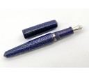 Nakaya Dorsal Fin Version 1 Ishime Kanshitsu Silver Tin Blue Kanshitsu Fountain Pen