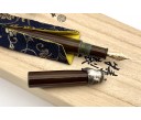 Nakaya Portable Writer Heki-Tamenuri Fountain Pen with Panda Stopper