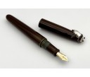 Nakaya Portable Writer Heki-Tamenuri Fountain Pen with Panda Stopper