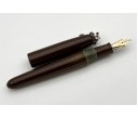 Nakaya Portable Writer Heki-Tamenuri Fountain Pen with Panda Stopper