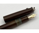 Nakaya Portable Writer Heki-Tamenuri Fountain Pen with Panda Stopper