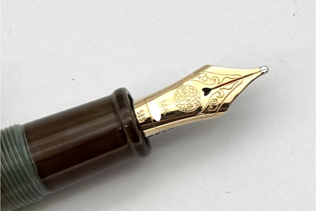 Nakaya Portable Writer Heki-Tamenuri Fountain Pen with Panda Stopper