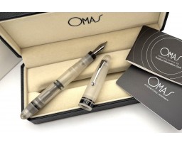 Omas Ogiva Demonstrator Fountain Pen with Black Trim