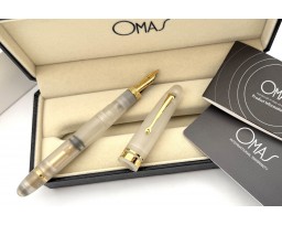 Omas Ogiva Demonstrator Fountain Pen with Gold Trim