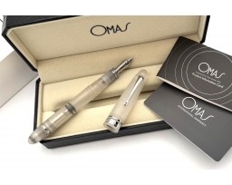 Omas Ogiva Demonstrator Fountain Pen with Silver Trim