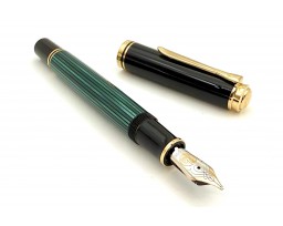 Pelikan Souveran M800 Green and Black Fountain Pen - New Logo