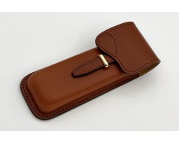 PILOT × SOMÈS Limited Edition Saddle Design Series – Brown 2-Pen Case
