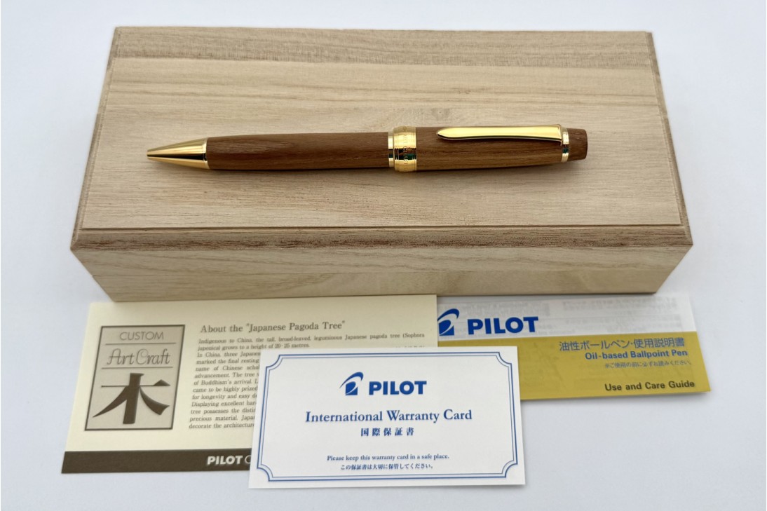 Pilot Custom Enju Wood Ball Pen