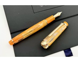 Sailor Bespoke Limited Edition ProGear Slim Veilio Pearl Orange Fountain Pen (21K nib)