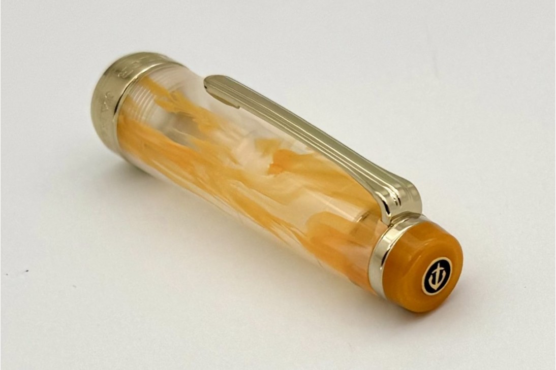 Sailor Bespoke Limited Edition ProGear Slim Veilio Pearl Orange Fountain Pen (21K nib)