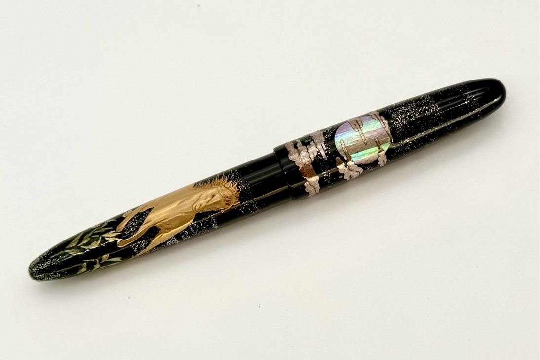 Sailor Limited Edition King of Pens (KOP) Uma to Gekkou (Horse in the Moonlight) Maki-e Fountain Pen