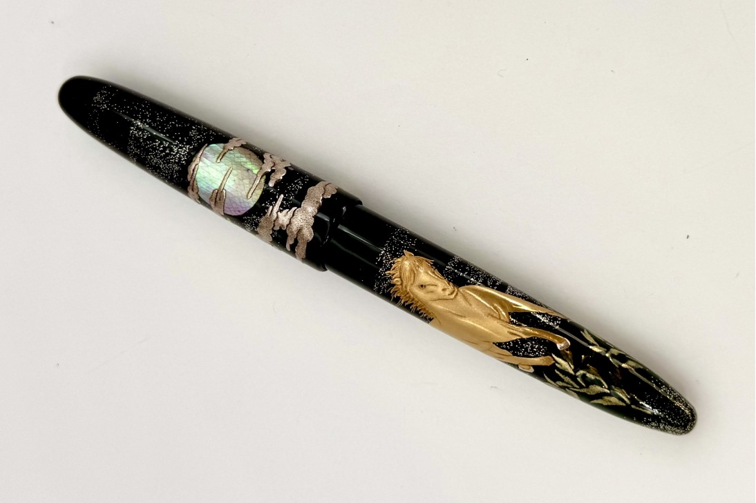 Sailor Limited Edition King of Pens (KOP) Uma to Gekkou (Horse in the Moonlight) Maki-e Fountain Pen