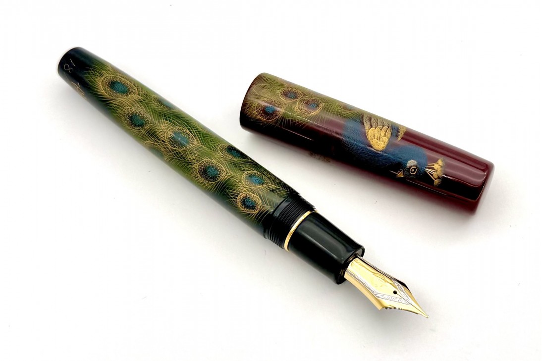 Sailor Limited Edition King of Pens KOP Chinkin Peacock Fountain Pen