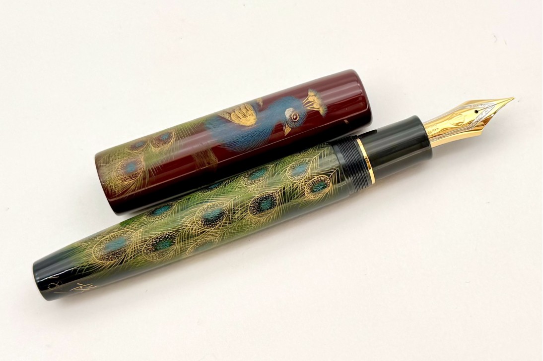 Sailor Limited Edition King of Pens KOP Chinkin Peacock Fountain Pen