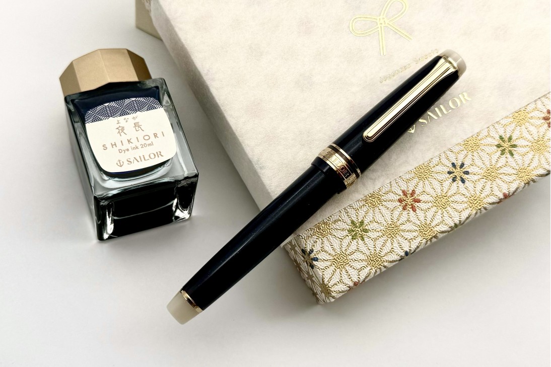 Sailor Limited Edition ProGear Slim Japanese Sweets Wagashi Tsukimi Dango Fountain Pen Set
