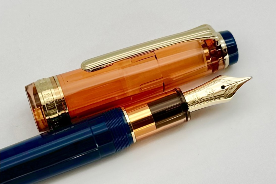 Sailor Limited Edition ProGear Slim Manyo Persimmon Fountain Pen Set