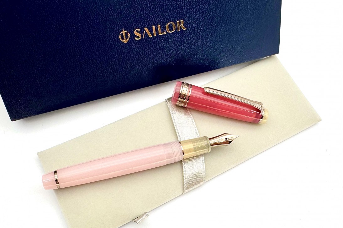 Sailor Progear Slim Dried Flower Pink Rose Fountain Pen