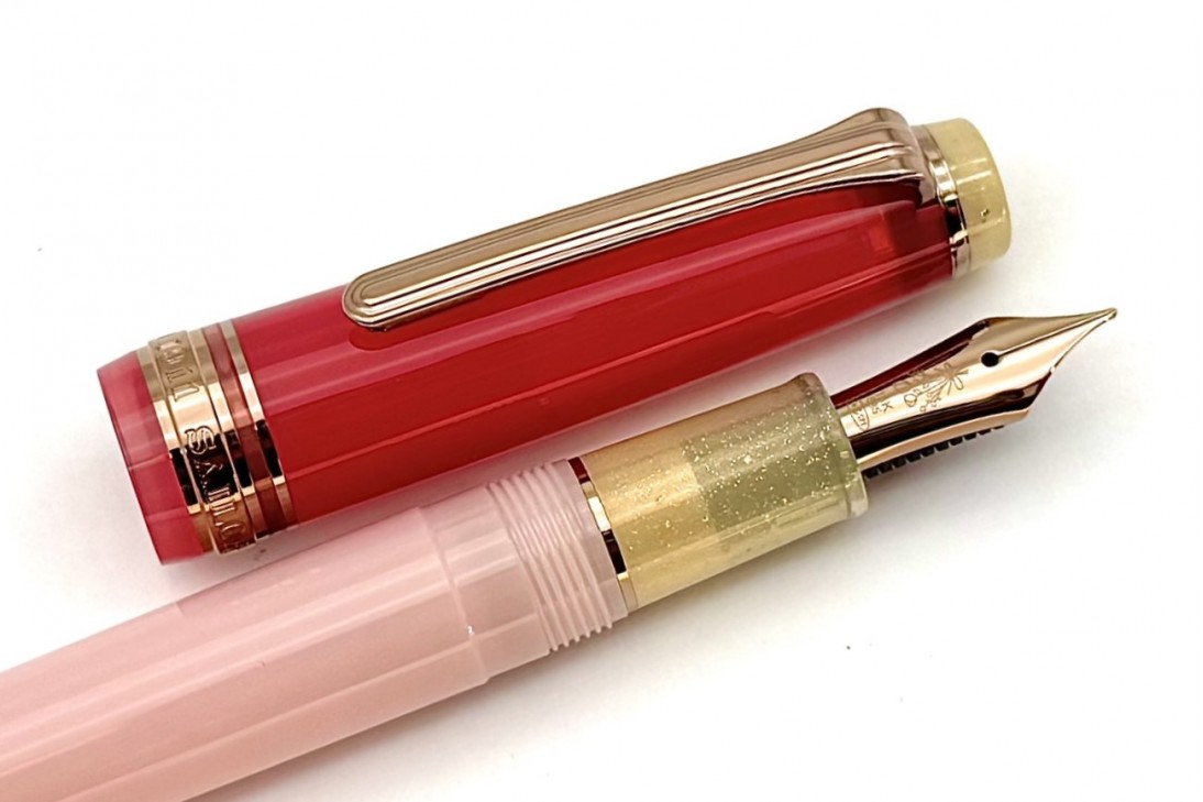 Sailor Progear Slim Dried Flower Pink Rose Fountain Pen