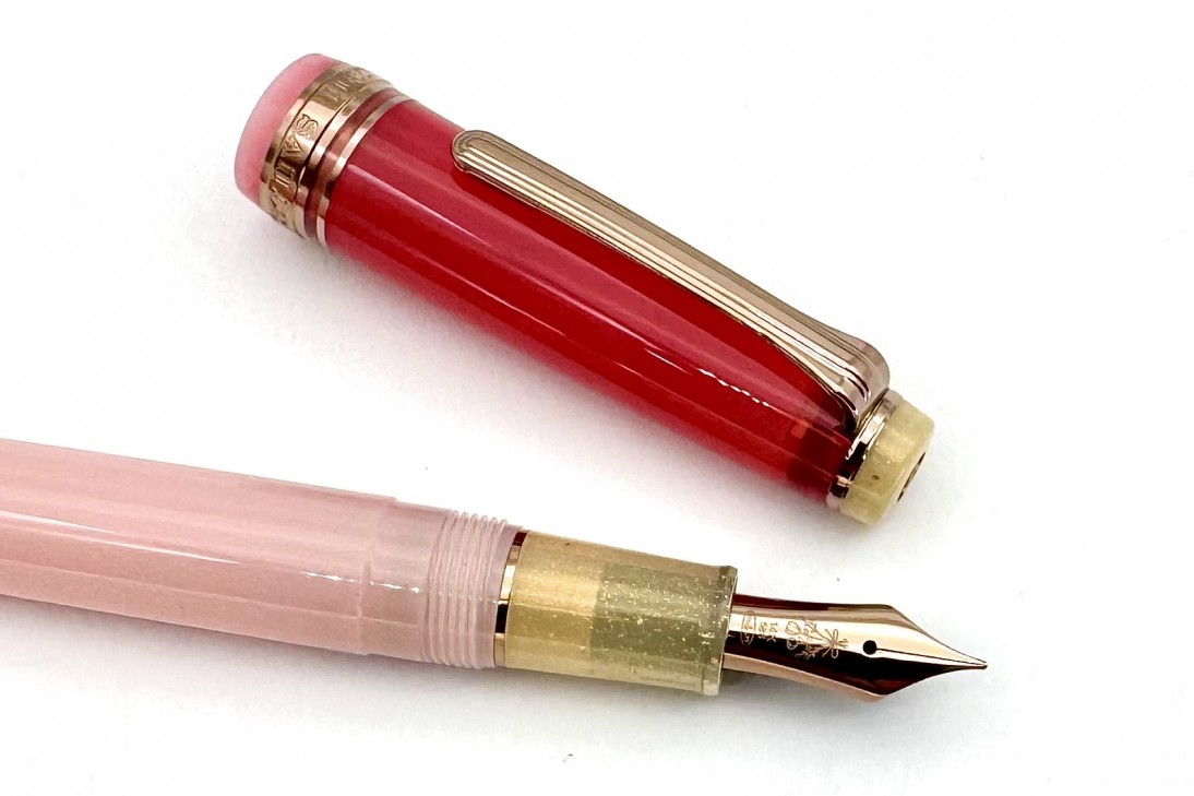 Sailor Progear Slim Dried Flower Pink Rose Fountain Pen