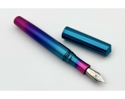 Schon DSGN Anodized Aluminum Full Sized Wave Race Fountain Pen