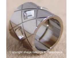 S.T. Dupont Ring D Link Crystal Quadrille