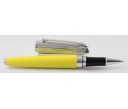 Caran d'Ache Leman Bicolour Yellow Silver Roller Ball Pen