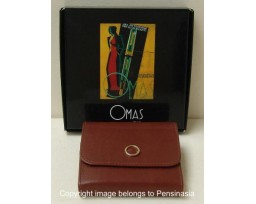 Omas Brown Leather Note-pad