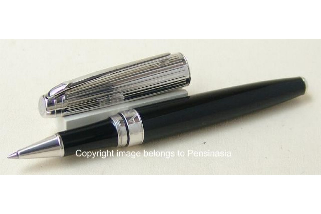 Caran d'ache Leman Bicolour Black Rhodium plated Roller Ball Pen