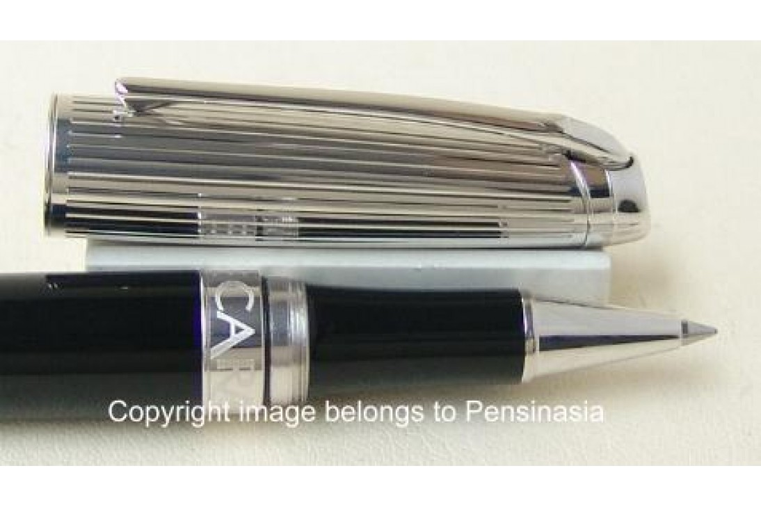 Caran d'ache Leman Bicolour Black Rhodium plated Roller Ball Pen