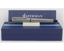 Waterman Expert III Stainless Steel Chrome Trim Roller Ball Pen