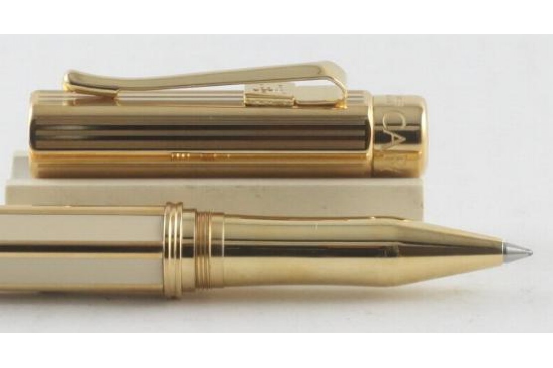 Caran d'Ache Varius Ivory Chinese Lacquer Gold Plated Roller Ball Pen