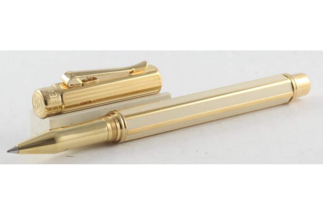 Caran d'Ache Varius Ivory Chinese Lacquer Gold Plated Roller Ball Pen