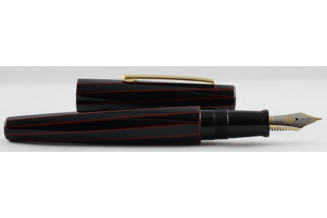Nakaya Decapod Writer (149mm) Kuro Tamenuri (TW) Fountain Pen