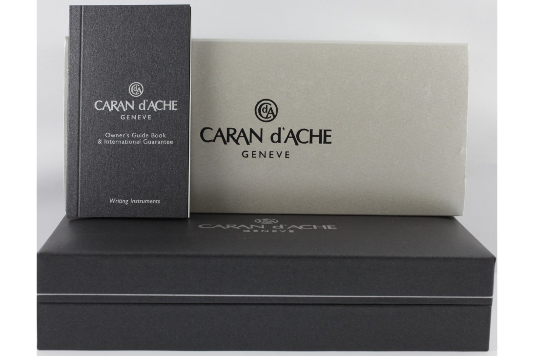 Caran d'ache Hex Rhodium Cubes Roller Ball Pen