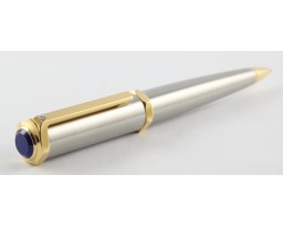 Cartier OP000055 Santos-Dumont Metal Body Gold Trim Ball Pen